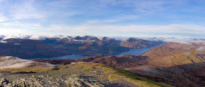 Picture of the view from Ben Lomond