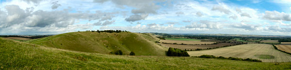 Picture of the view over the Vale of Pewsey