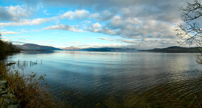 Picture of a view over a loch