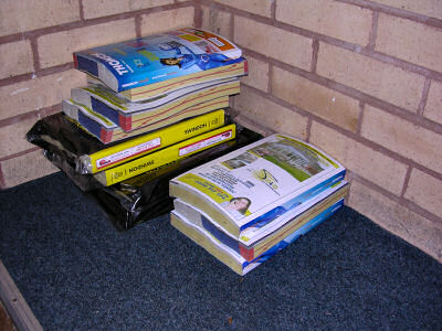 Picture of a pile of phonebooks