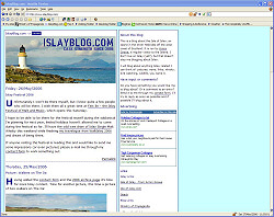 Screenshot of IslayBlog.com